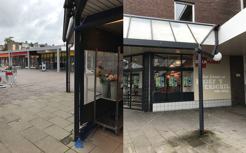 Linthorst Bouwgroep | Renovatie luifels winkelcentrum Mercatorplein | Apeldoorn